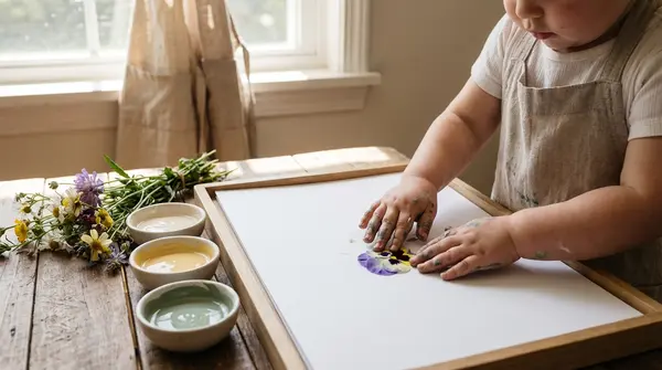 Montessori Process Art for Toddlers: 10 Activities Using Natural Materials