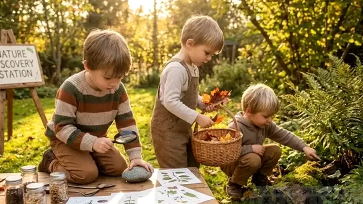 Outdoor Montessori: 20 Nature Activities by Season