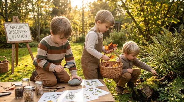 Outdoor Montessori: 20 Nature Activities by Season